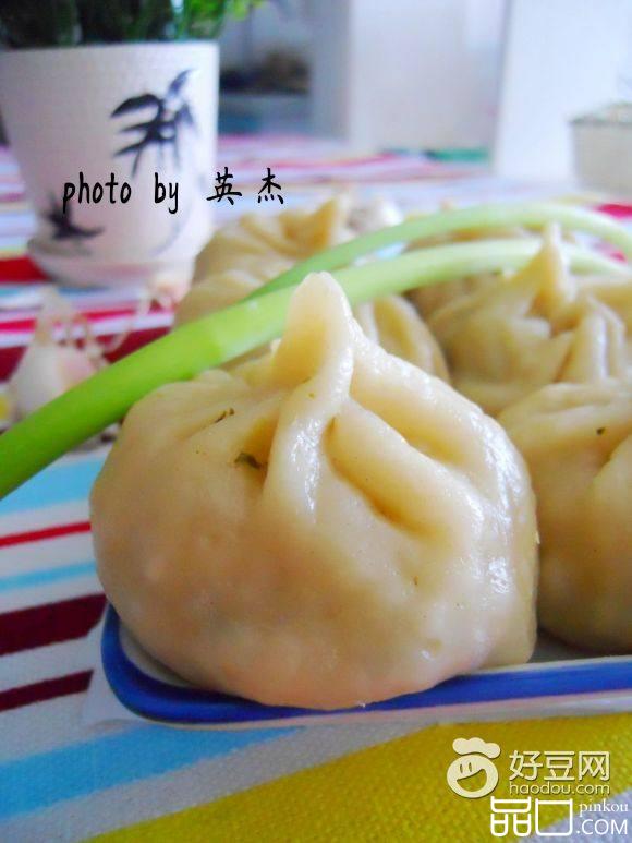 素馅烫面小蒸包
