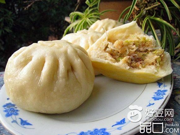 白菜粉丝肉包