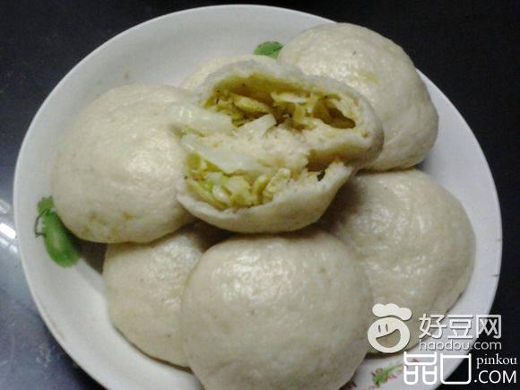 豆渣白菜包子