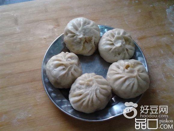 香菇鸡蛋素馅包子