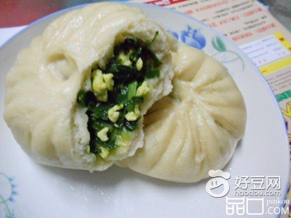 韭菜鸡蛋大包子