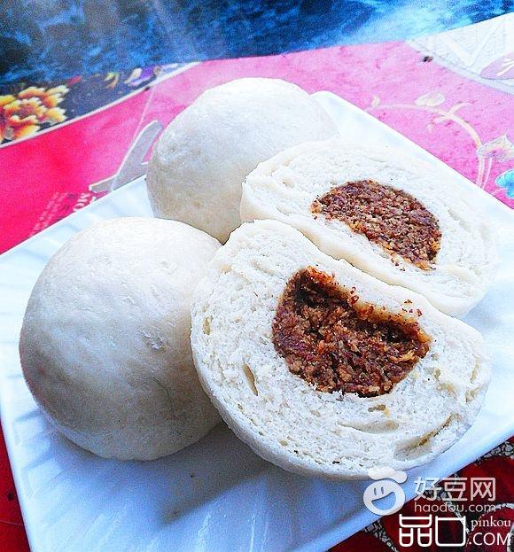 发面枣泥包