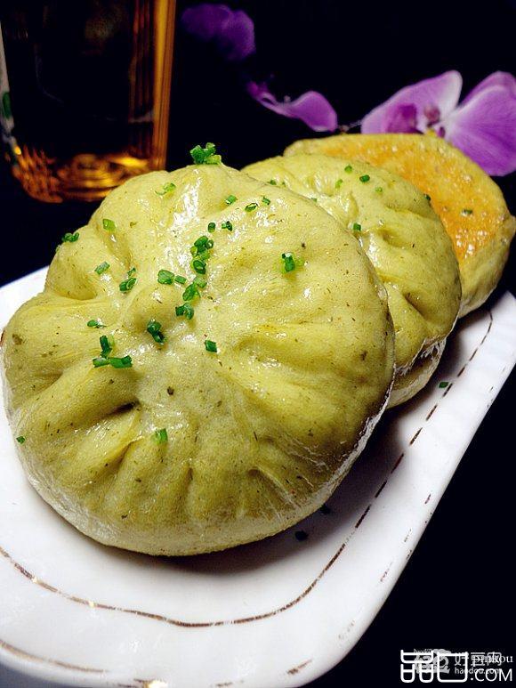 生煎菜汁大肉包