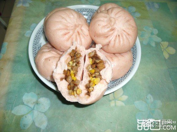 紅麴玉米包子