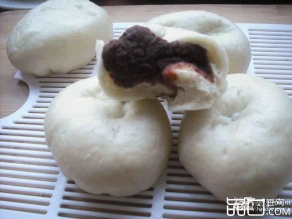 玫瑰豆沙包
