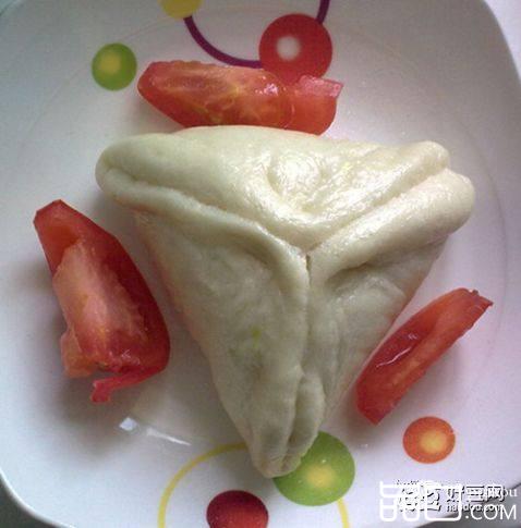 自制糖三角菜包