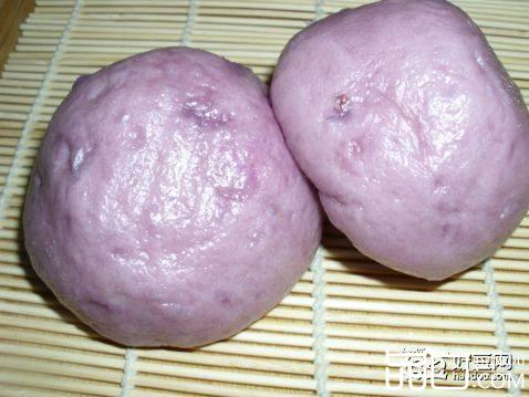 紫薯豆沙包