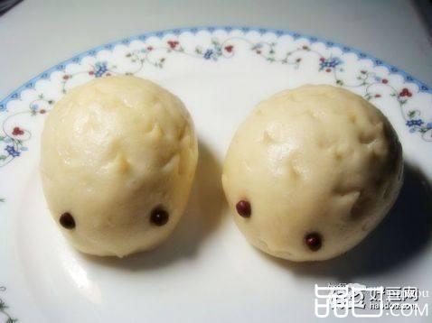 花样面食——刺猬豆沙