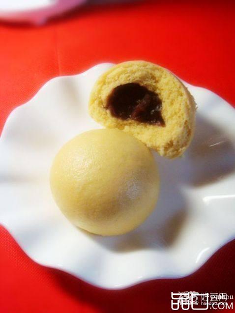 小米面豆沙包