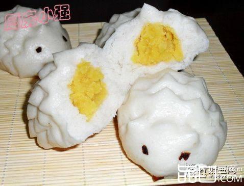 红薯馅刺猬蒸包