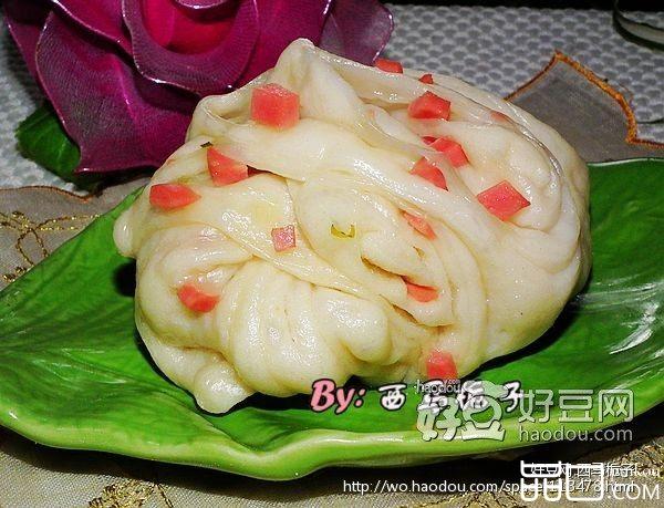 葱香火腿小花卷