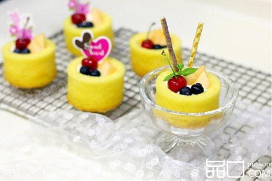 水果奶油蛋糕杯