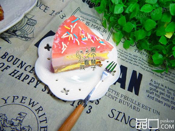 草苺巧克力双色慕斯