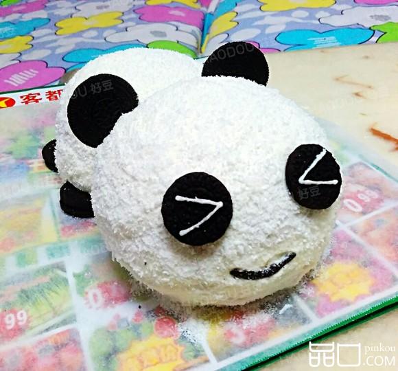 立体熊猫蛋糕