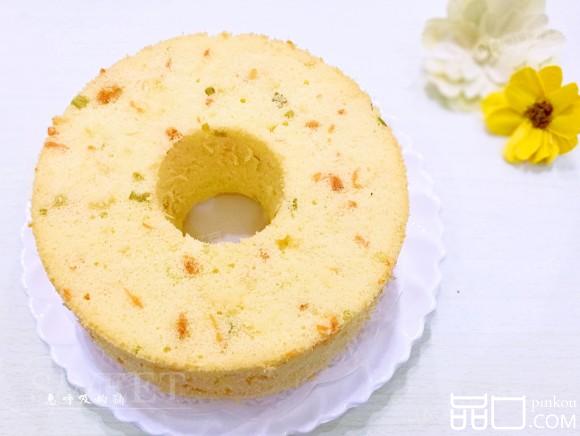 葱香肉松咸戚风