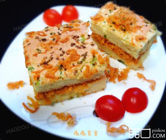 香葱肉松蛋糕