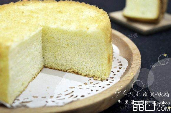 玉米面戚风蛋糕（6寸