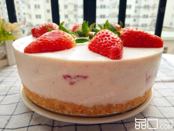 草莓慕斯蛋糕（八寸，