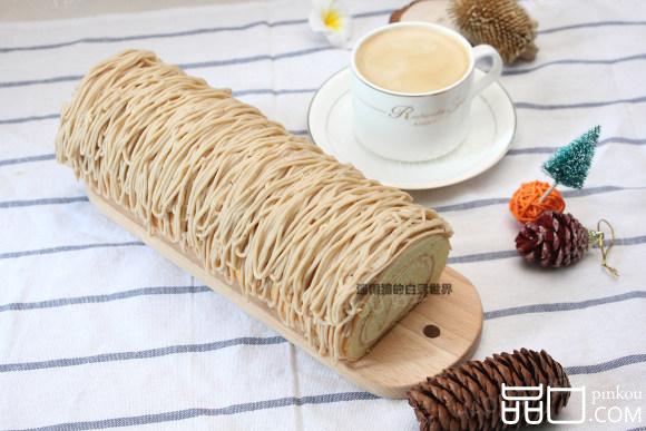 甜蜜的栗子蛋糕卷