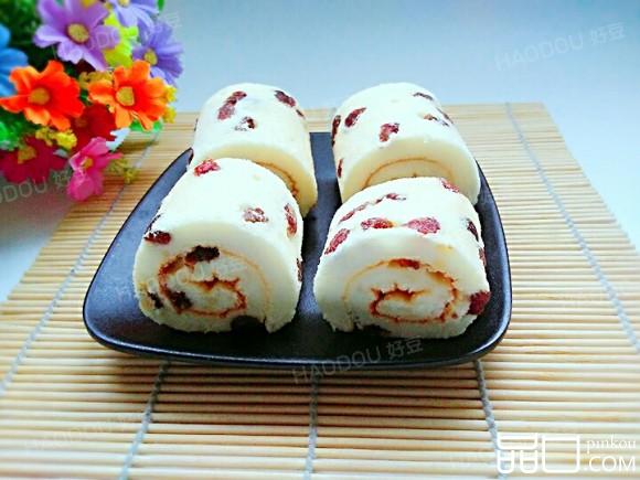 葡萄干蛋白卷