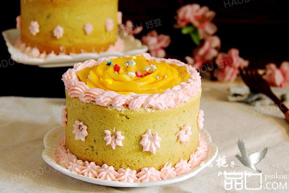 菠菜杯子奶油蛋糕