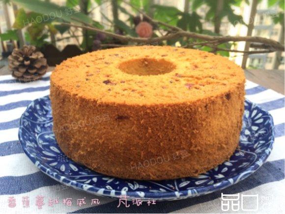 香蕉蔓越莓戚风