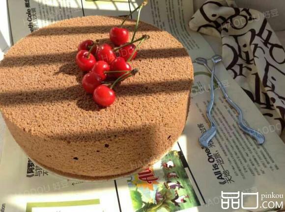 八寸可可戚风蛋糕
