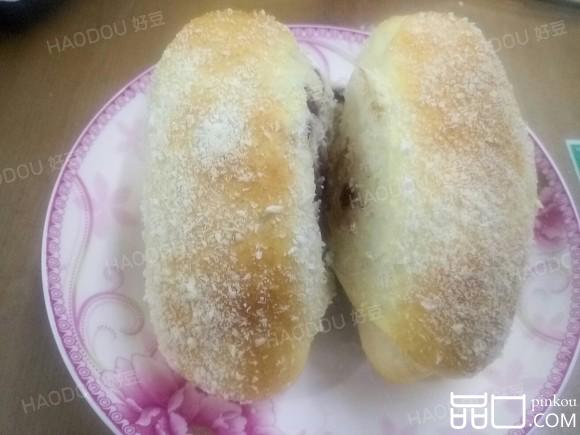 椰蓉红豆面包