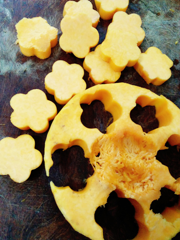蒸南瓜糯米步骤3