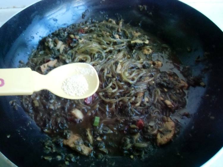 芽菜粉条烧肉步骤10