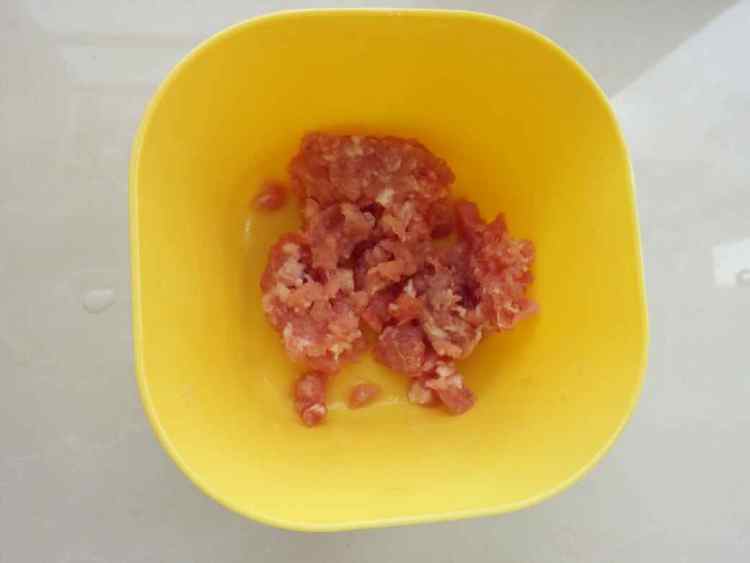 肉末豆腐羹步骤2