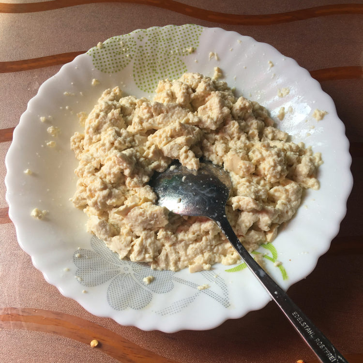 肉末蒸豆腐步骤4