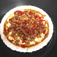 肉末蒸豆腐步骤12