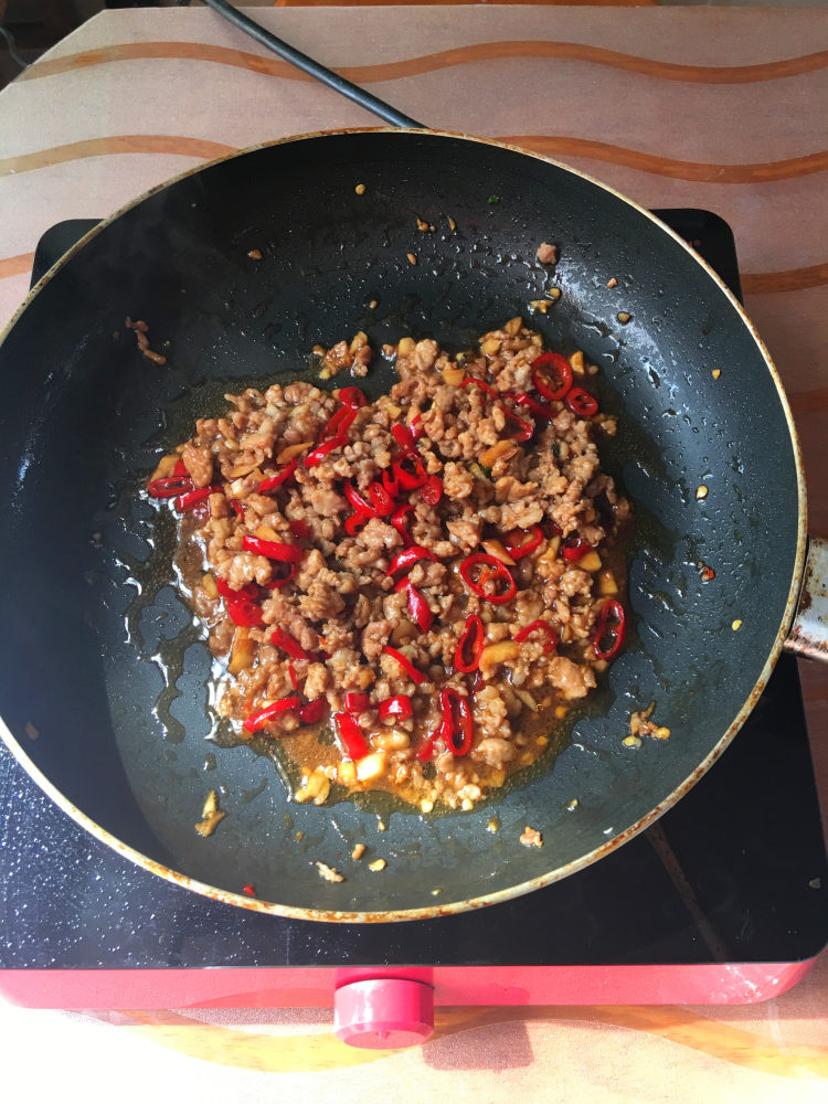 肉末蒸豆腐步骤11