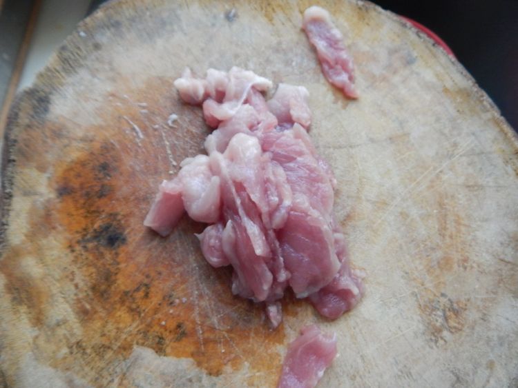 扁豆角烧肉步骤1
