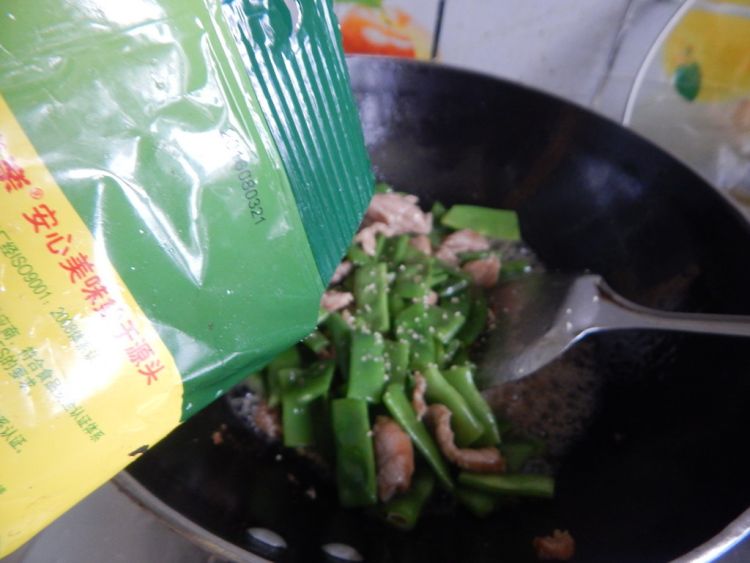 扁豆角烧肉步骤8