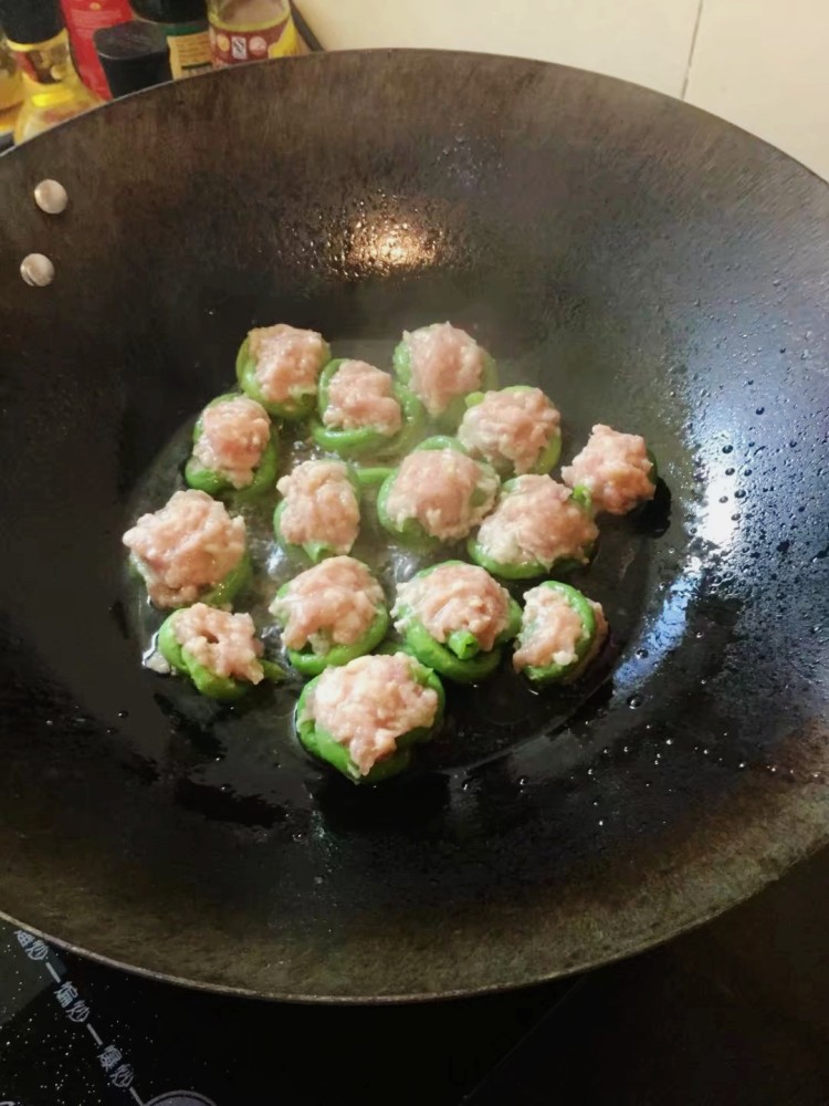 煎酿豆角步骤9