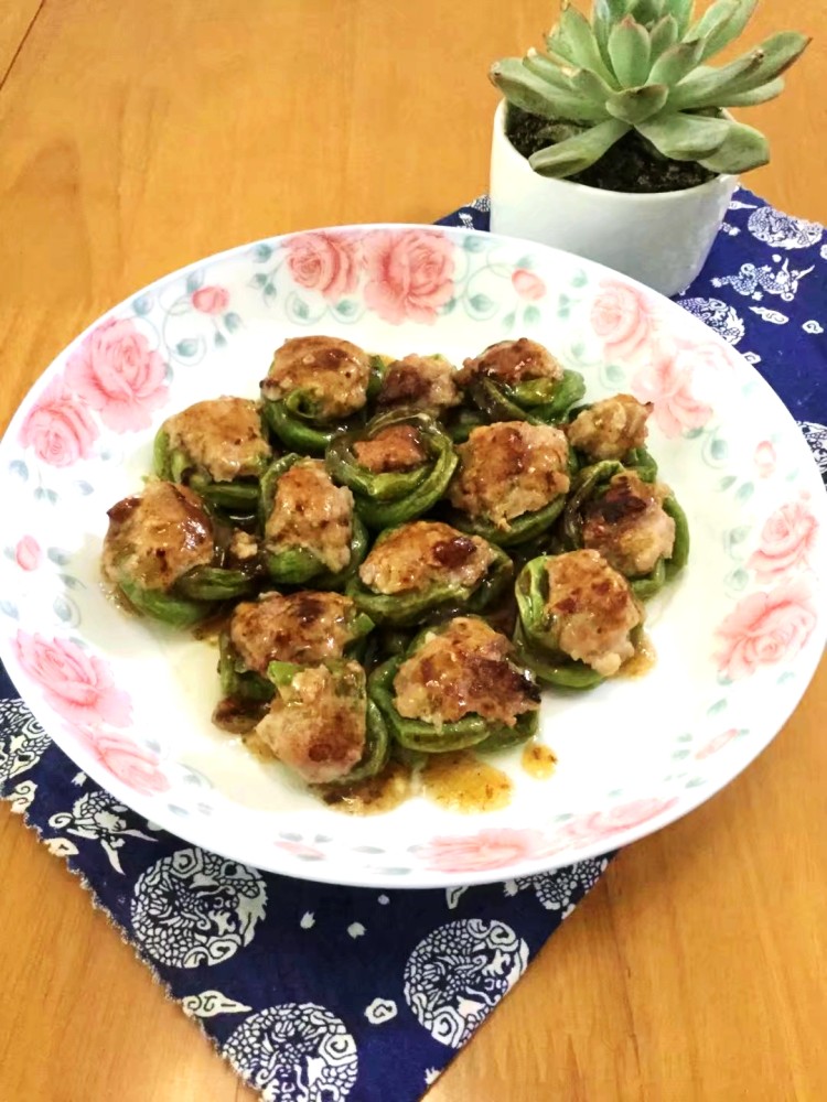 煎酿豆角步骤12