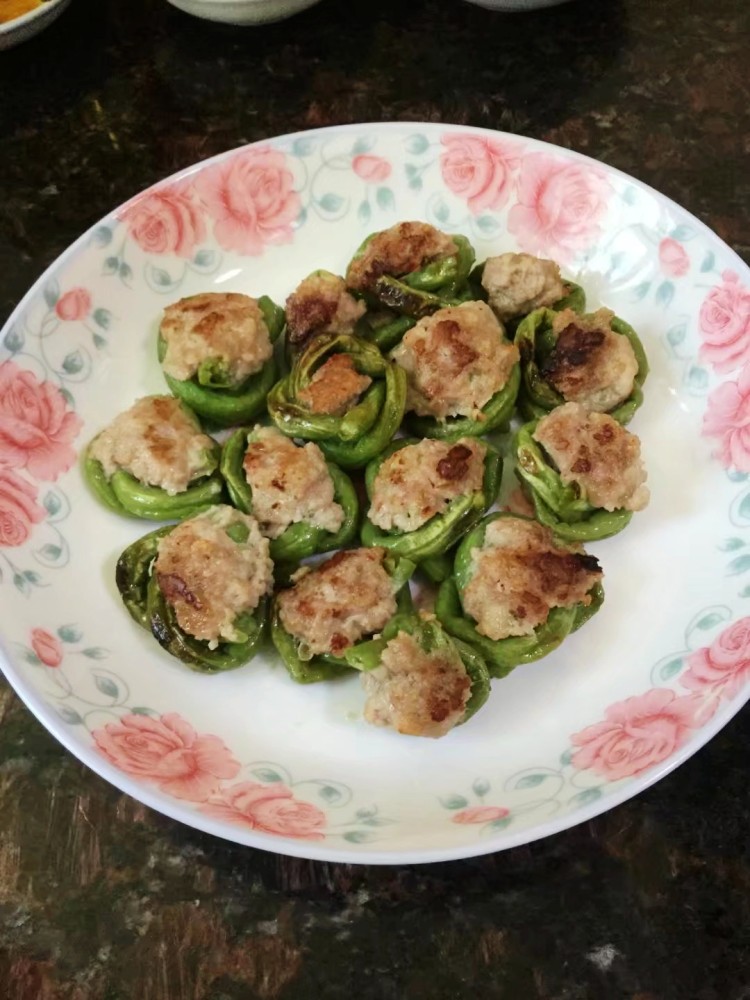 煎酿豆角步骤11