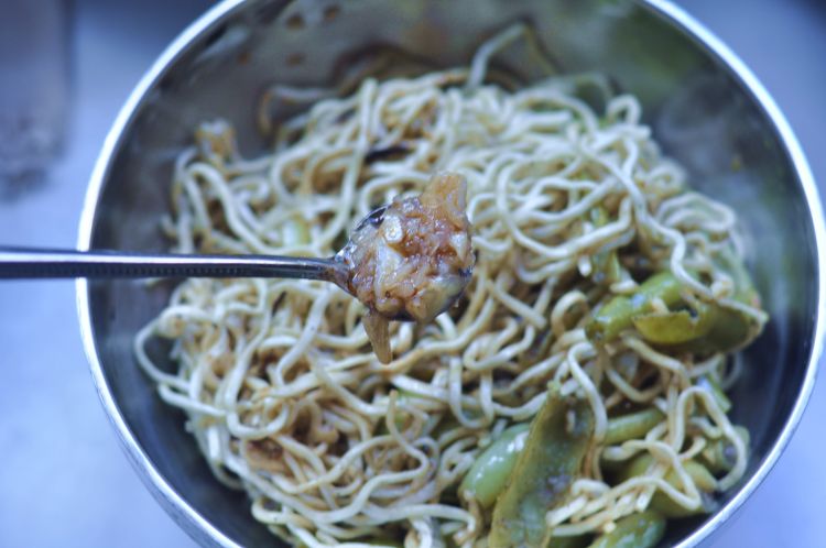 肉沫豆角焖面步骤12
