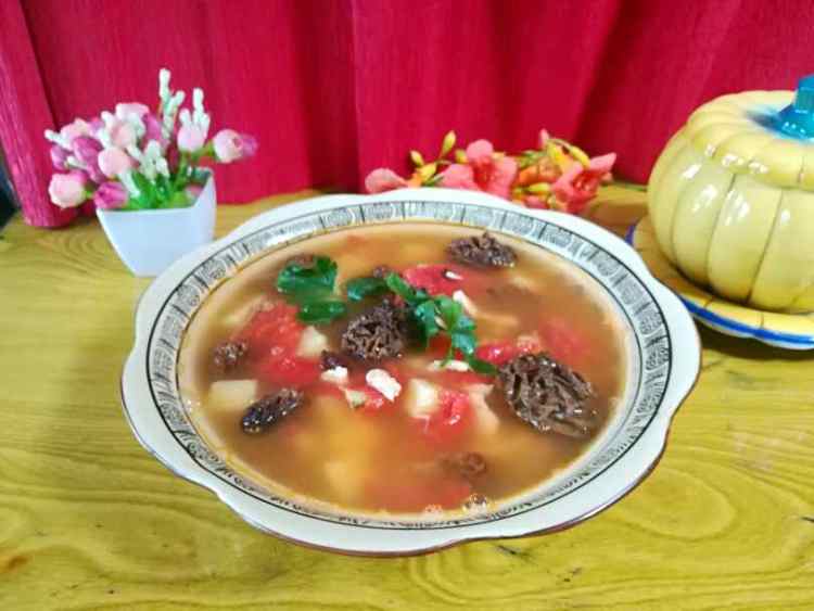 羊肚菌肉片汤步骤9