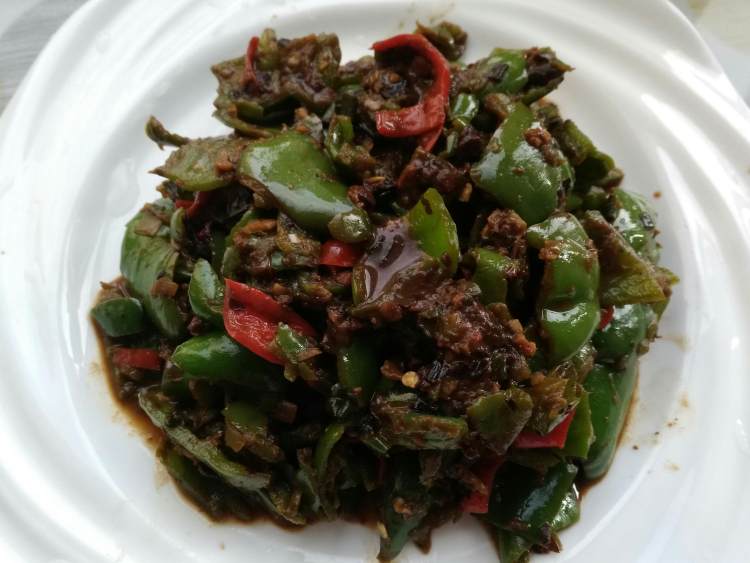 豆豉擂青椒步骤11