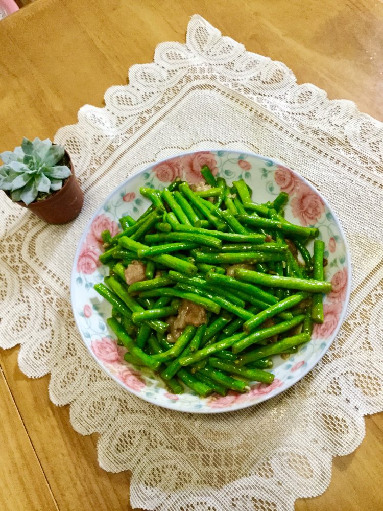 肉炒豆角步骤9