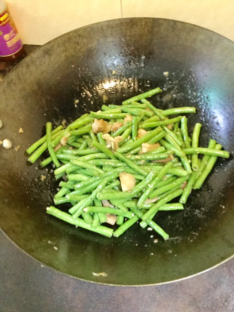 肉炒豆角步骤7