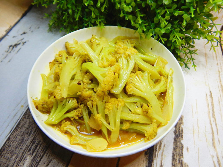 咖喱花菜步骤11