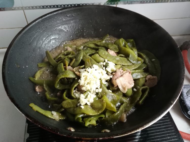 青椒烧四季豆步骤12