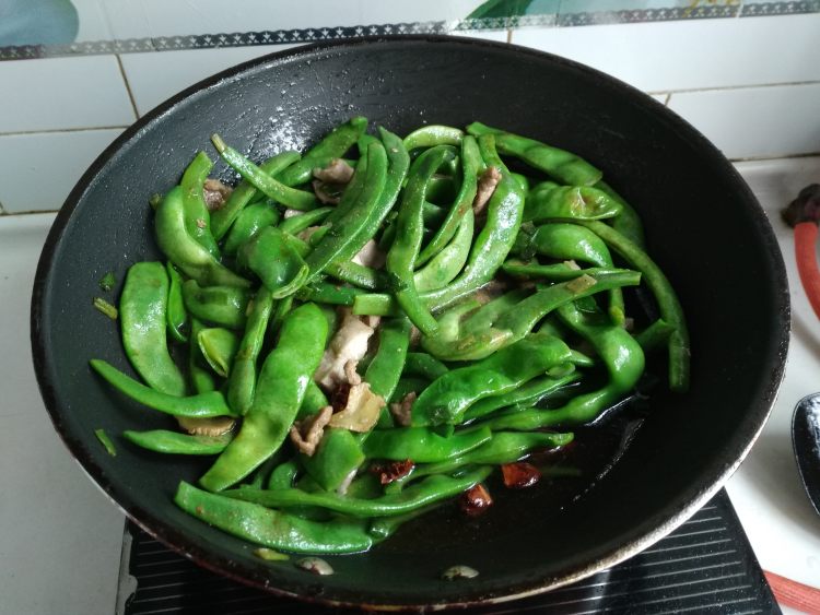 青椒烧四季豆步骤8