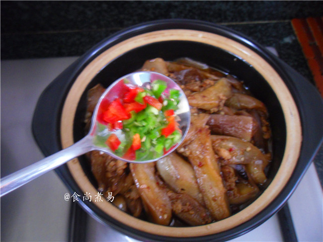 鱼香茄子煲步骤9