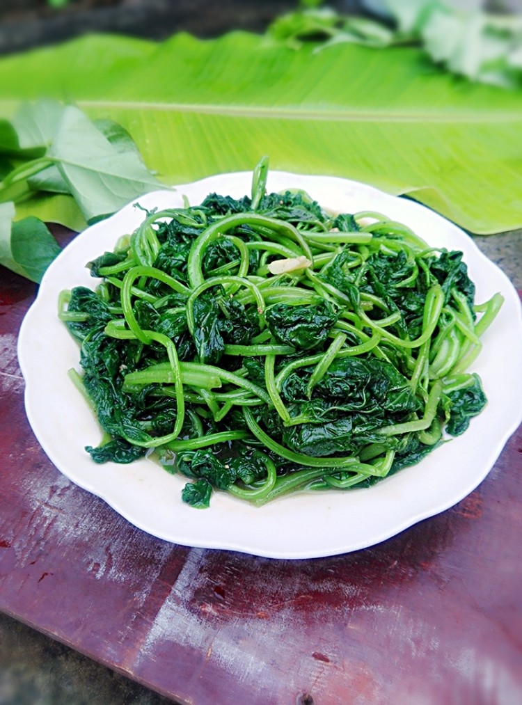 蒜香红薯苗步骤7