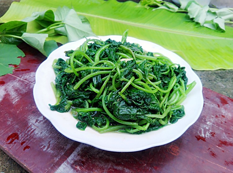 蒜香红薯苗步骤8
